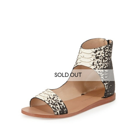 Loeffler Randall Pasha Snake Sandals - Picture 2 of 9